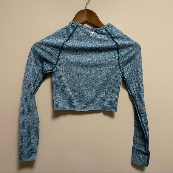 Gymshark Vital Seamless Long Sleeve Crop Shirt Women’s XXS - Picture 7 of 12